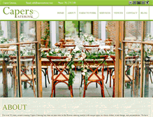 Tablet Screenshot of caperscatering.com